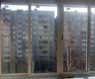 Балконная рама из алюминия. Жодино. №2