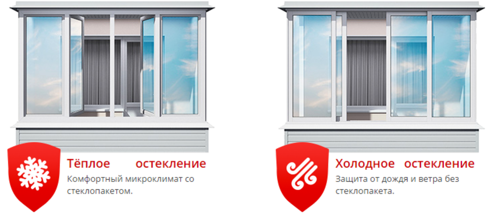 Остекление балконов и лоджий